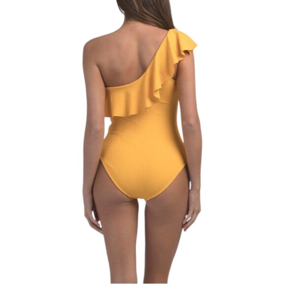 SHOSHANNA Made In Usa Ruffle One Shoulder - Picture 2 of 3